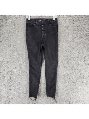 Old Navy Jeans Womens 4 Black Stretch Denim Rockstar Super Skinny